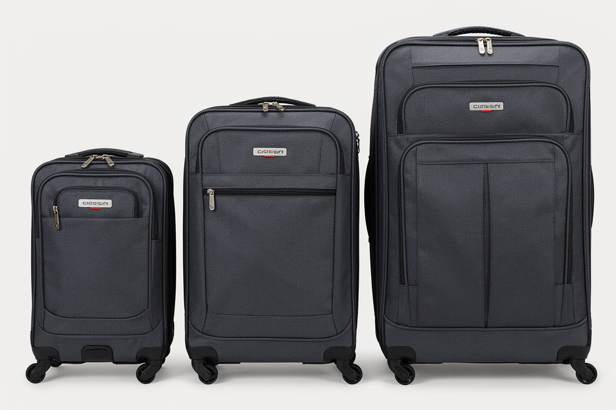 Trois valises de tailles différentes